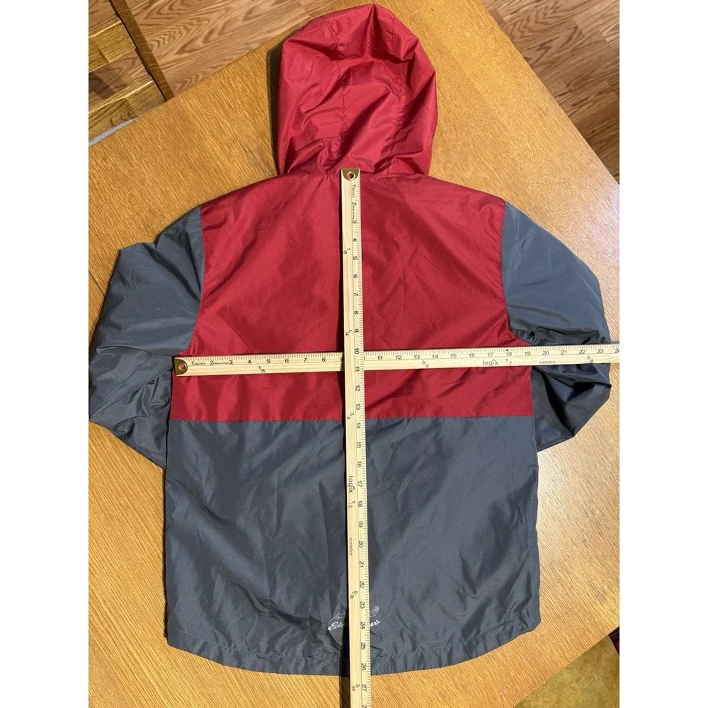 Eddie‎ Bauer Kids Hooded Waterproof 3-in-1 Jacket Red Camo Fleece Large 14/16